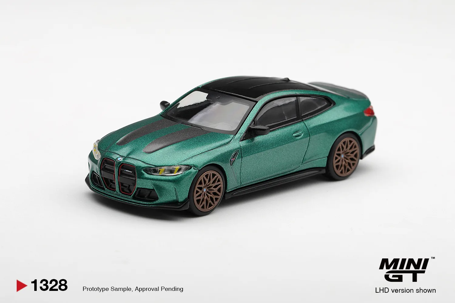Mini GT BMW M4 cs frozen isle of man green metallic 1/64 Scale Diecast Model