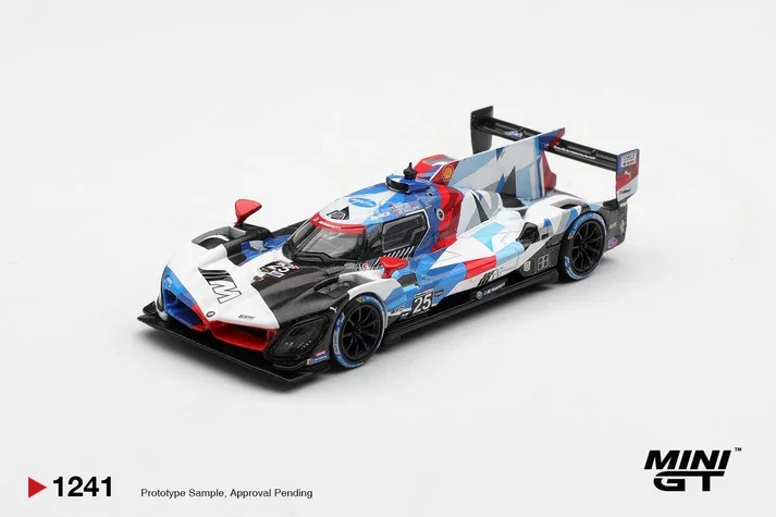 Mini GT #1241 BMW M Hybrid V8 GTP \#25 BMW M Team RLL - 2024 Daytona 24h 1/64 Scale Diecast Model