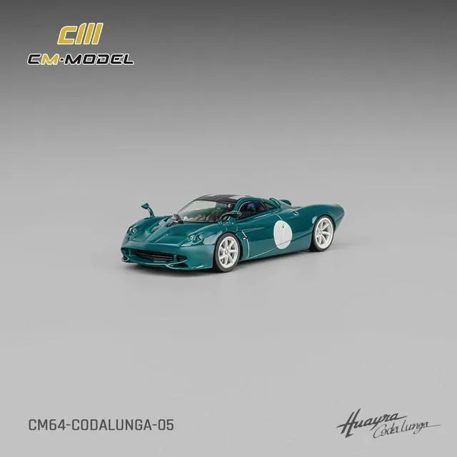 CM Model Pagani Huayra Codalunga Green 1/64 Scale Diecast Model