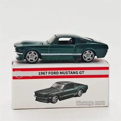 Bburago 1967 Ford Mustang GT 1/64 Scale Diecast Model