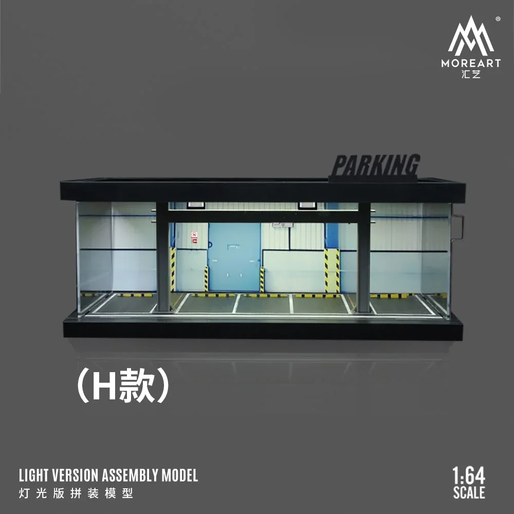 Accessories Industrial Warehouse Parking Lot Diorama (Style H) 1/64 Scale Diecast Model