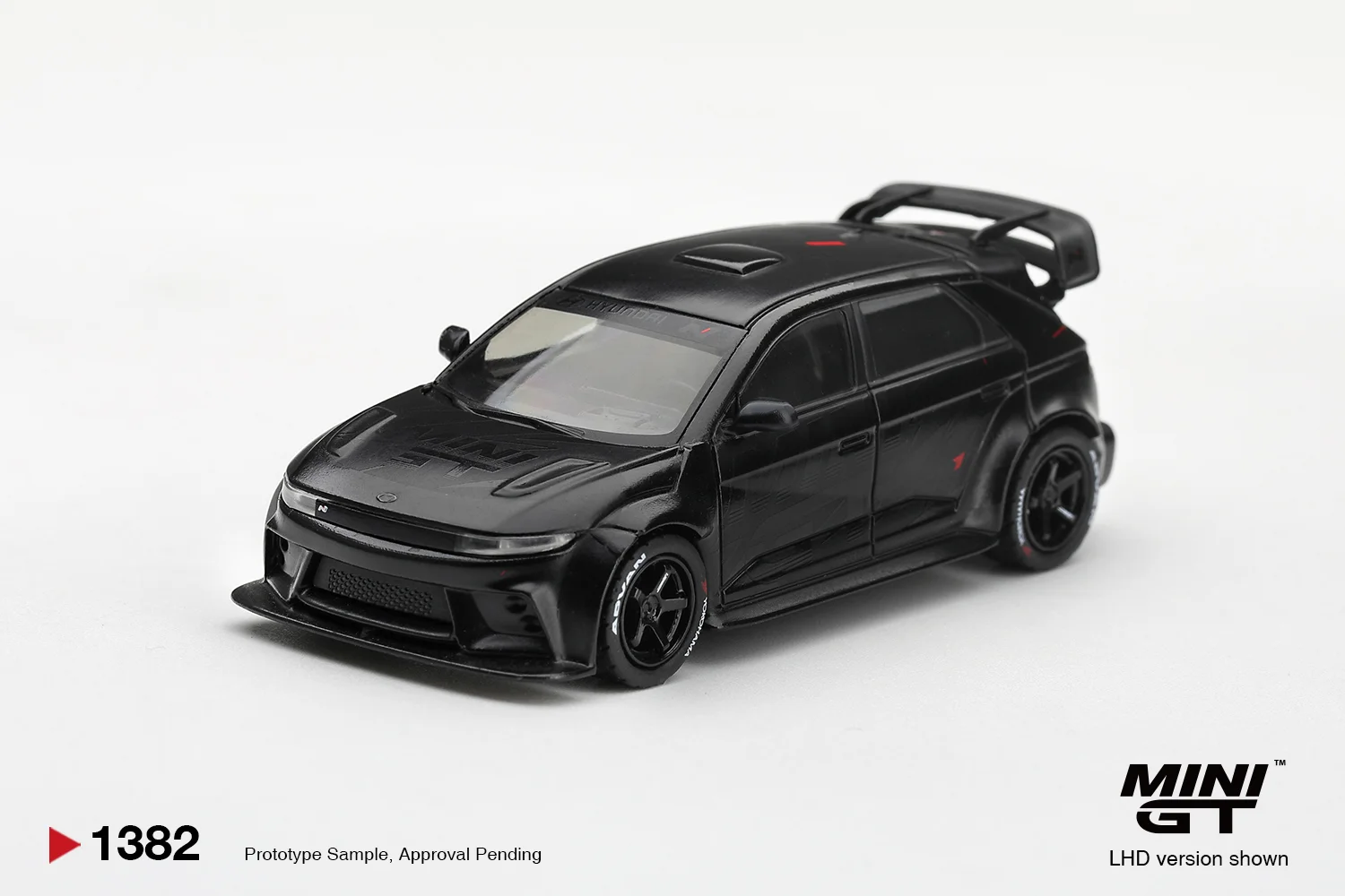 Mini GT Hyundai Ioniq 5 N RS-01T - Stealth Black 1/64 Scale Diecast Model