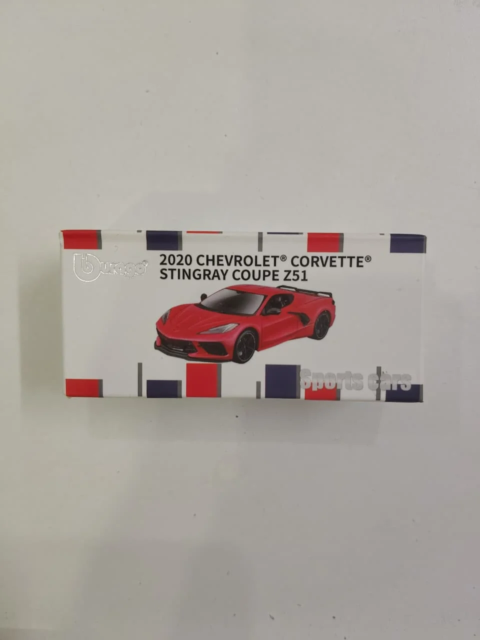 2020 Chevrolet Corvette Stingray C8 - Bburago 1/64 Scale Diecast Model