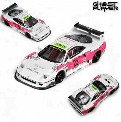 Ghost Player Ghost Player 1/64 Ferrari F40 LBWK "Hug Hug" #23 Liqui Moly 1/64 Scale Diecast Model