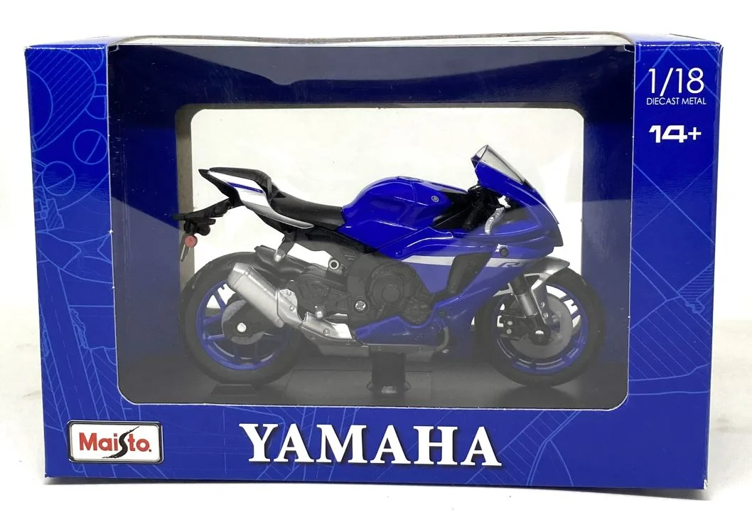Maisto Yamaha YZF-R1 (2021) - Blue 1/18 Scale Diecast Model