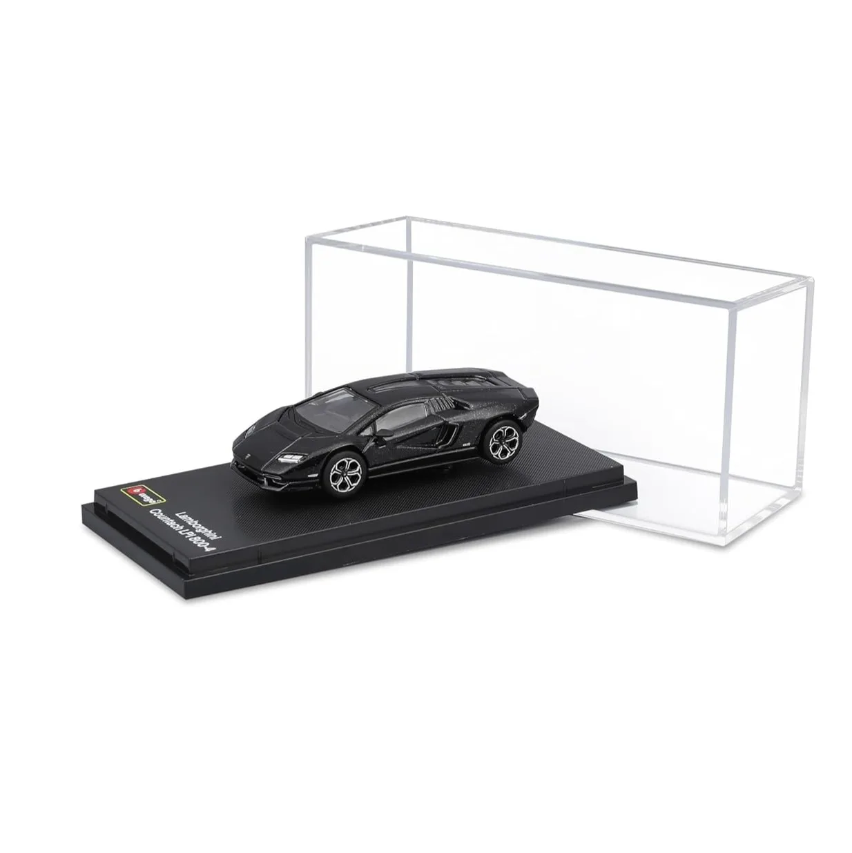 Bburago Lamborghini Countach Lpi 800-4 Black 1/64 Scale Diecast Model
