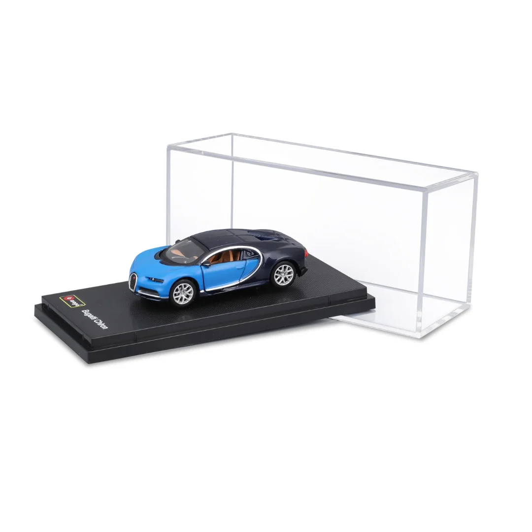 Bburago Bburago Bugatti Chiron Blue 1/64 Scale Diecast Model