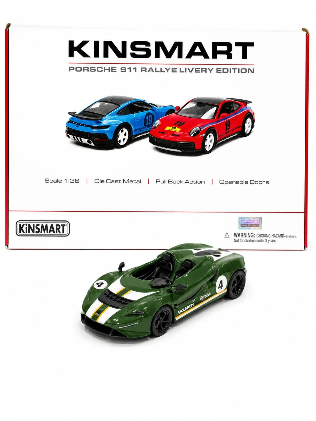 Kinsmart McLaren GT (British Racing Green) 1/36 Scale Diecast Model
