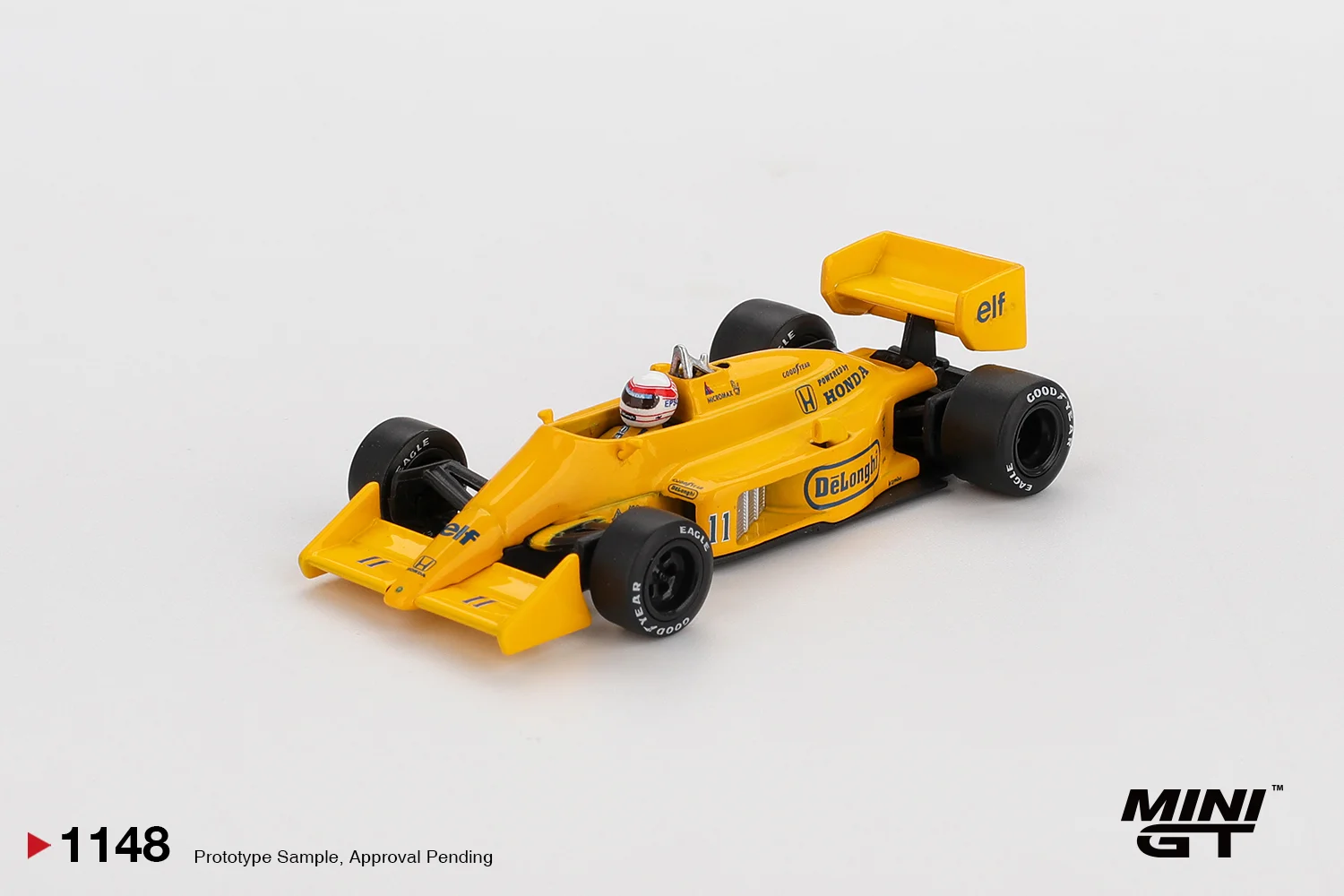 Mini GT Lotus 99T \#11 Satoru Nakajima 1987 Monaco GP 1/64 Scale Diecast Model