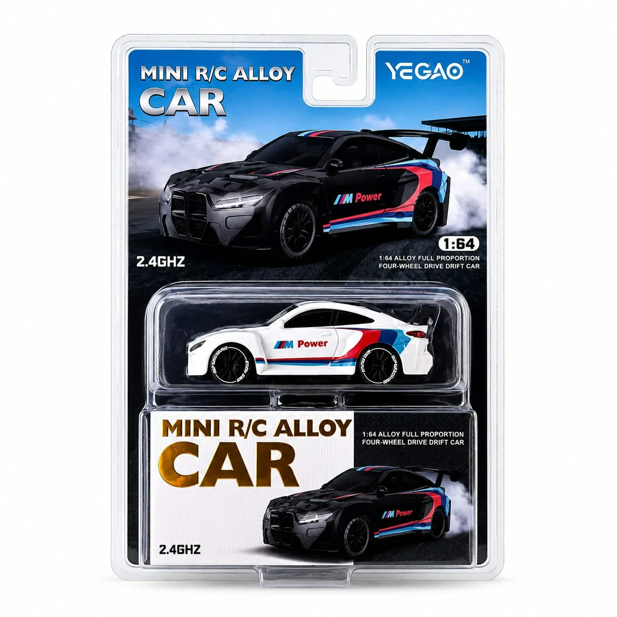 Yegao Mini R/c Alloy Car - M Power Drift 1/64 Scale Diecast Model