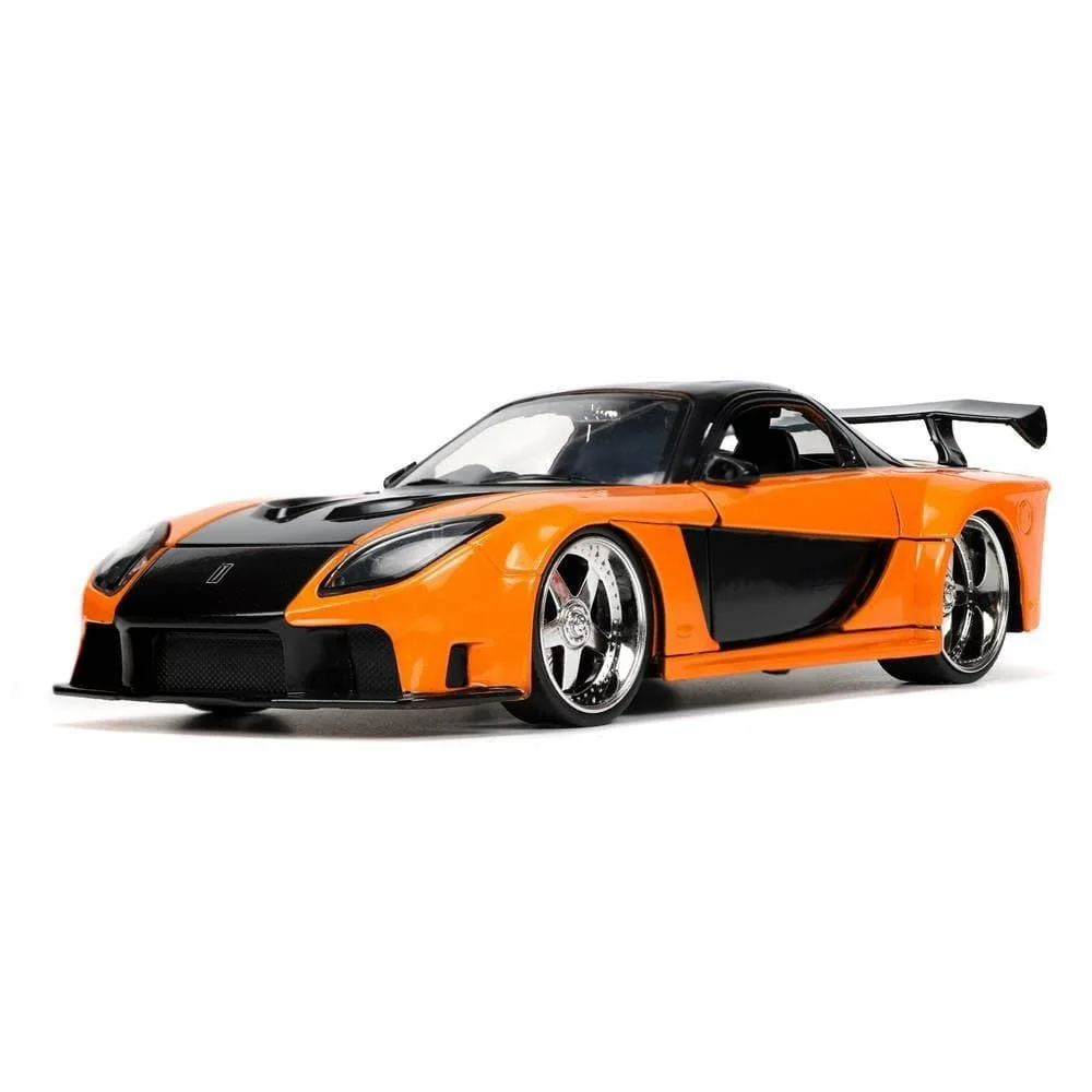 Jada Fast & Furious: Han's Mazda Rx-7 (Orange/Black) 1/32 diecast model view 2