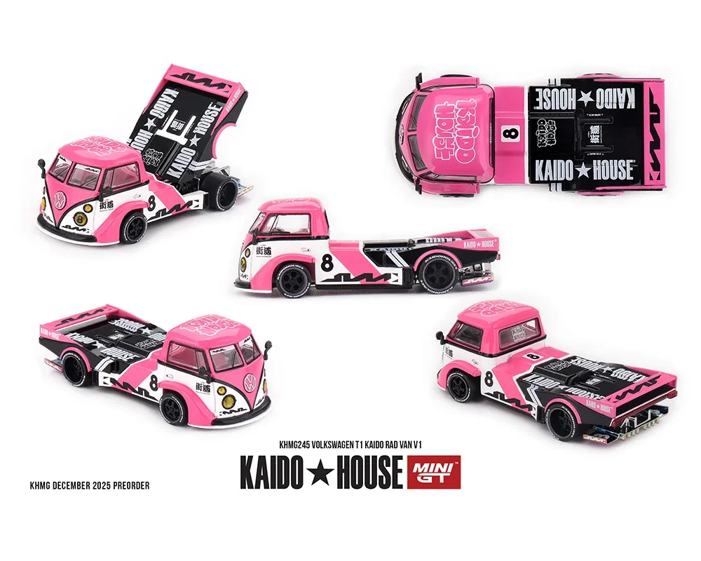Kaido House #245 Volkswagen T1 Kaido Radvan V1 1/64 Scale Diecast Model