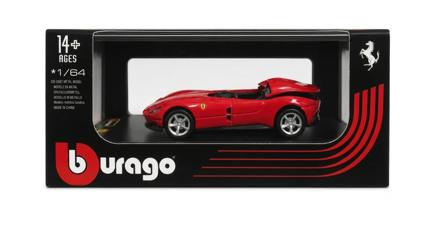 Bburago Bburago Ferrari Monza SP1 Red 1/64 Scale Diecast Model