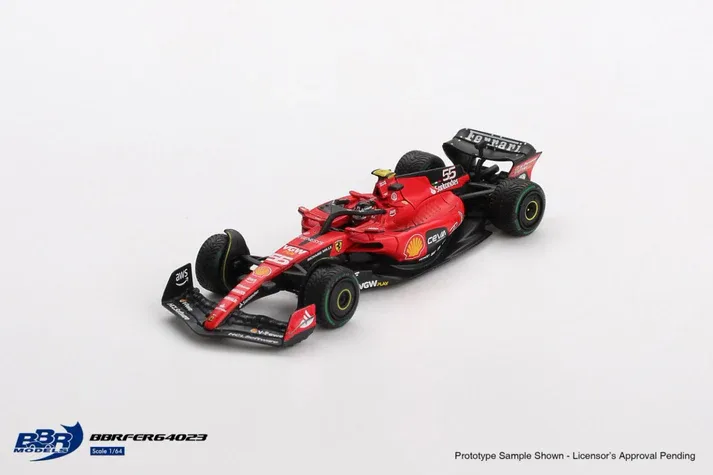 FERRARI F1 #55 C. Sainz - BBR 1/64 Scale Diecast Model