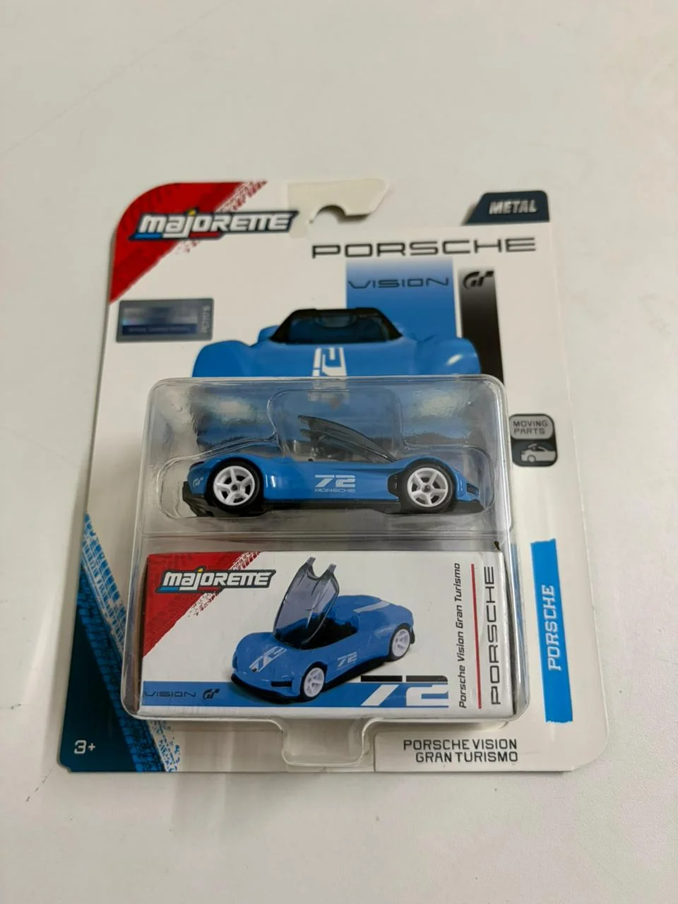 Porsche Vision GT (Blue) - Majorette 1/64 Scale Diecast Model