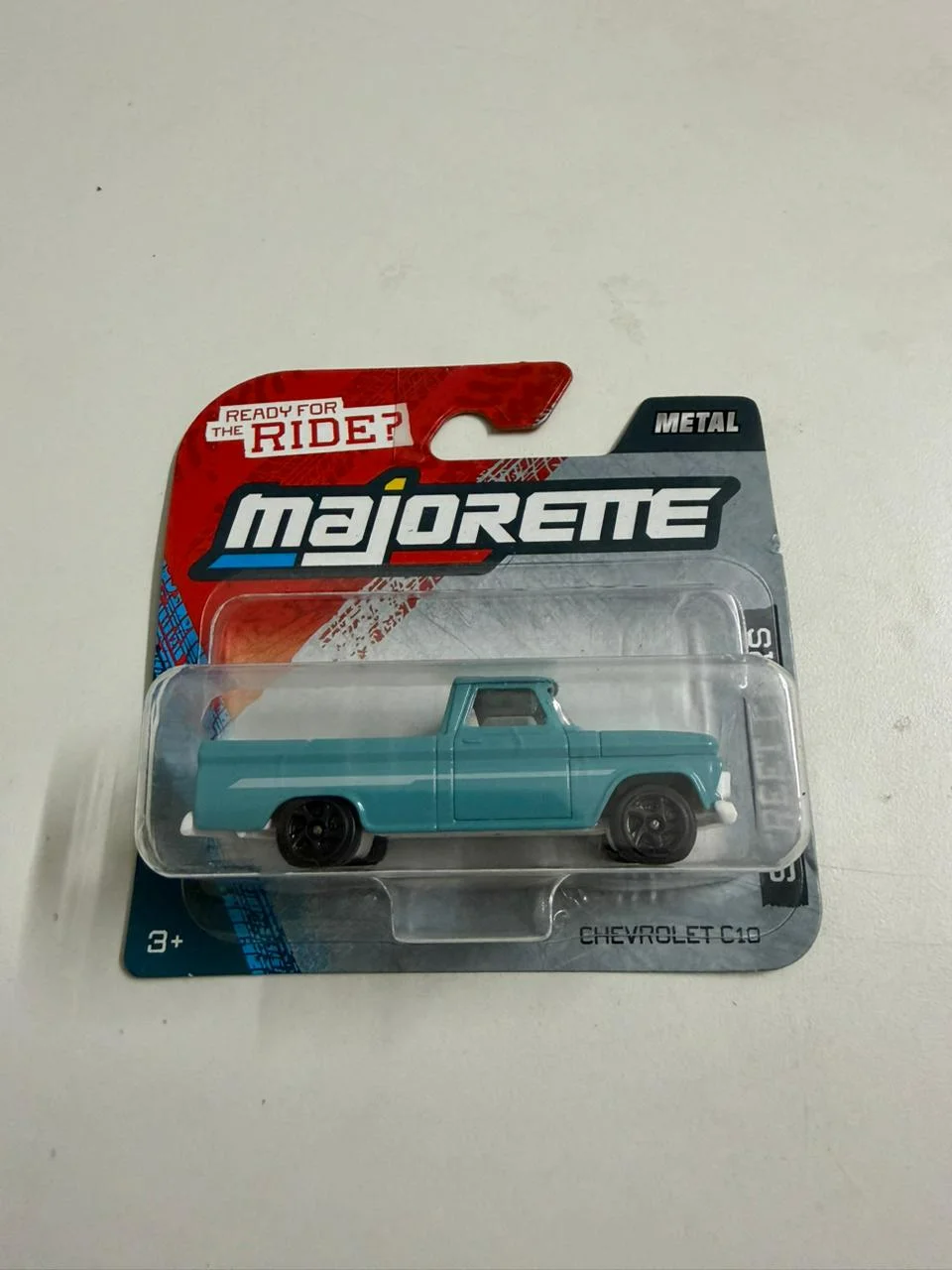 Chevrolet C10 (Turquoise) - Majorette 1/64 Scale Diecast Model