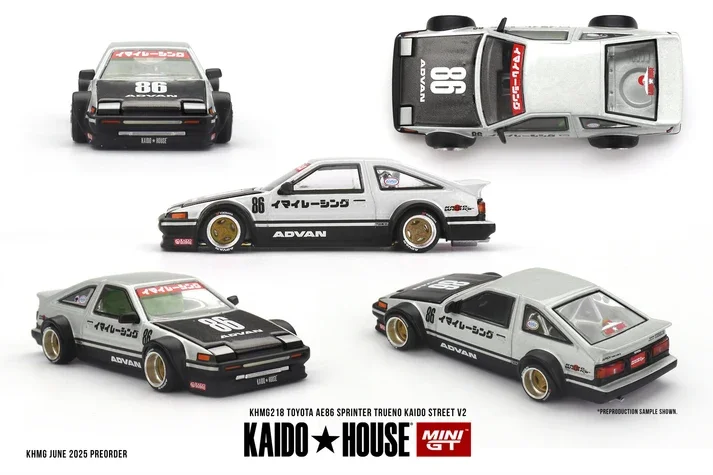 KAIDO HOUSE TOKYO DIECAST CLUB ピンズ　レア Kaido House #218 Toyota AE86 Sprinter Trueno 1/64 Diecast Model
