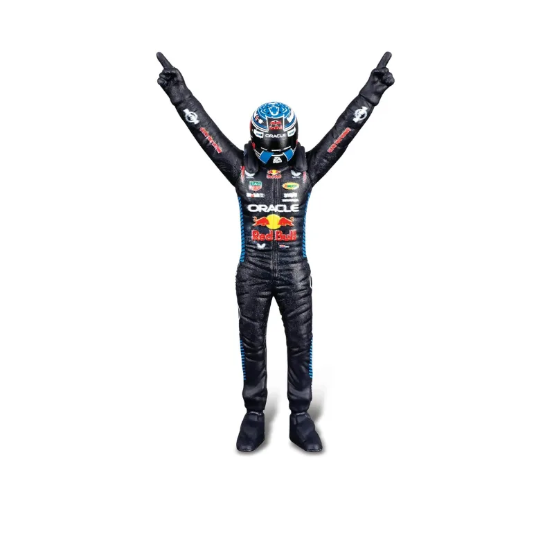 Bburago Oracle Red Bull Racing F1 Car with Max Verstappen Driver Figure 1:24 1/24 diecast model view 3