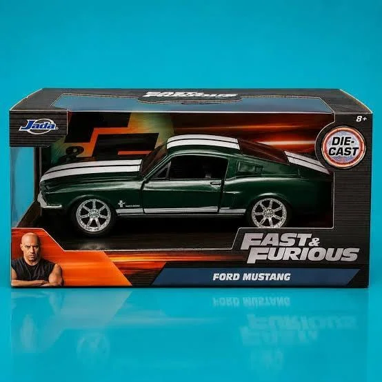 Jada Fast & Furious: 1967 Ford Mustang (Green) 1/32 Scale Diecast Model