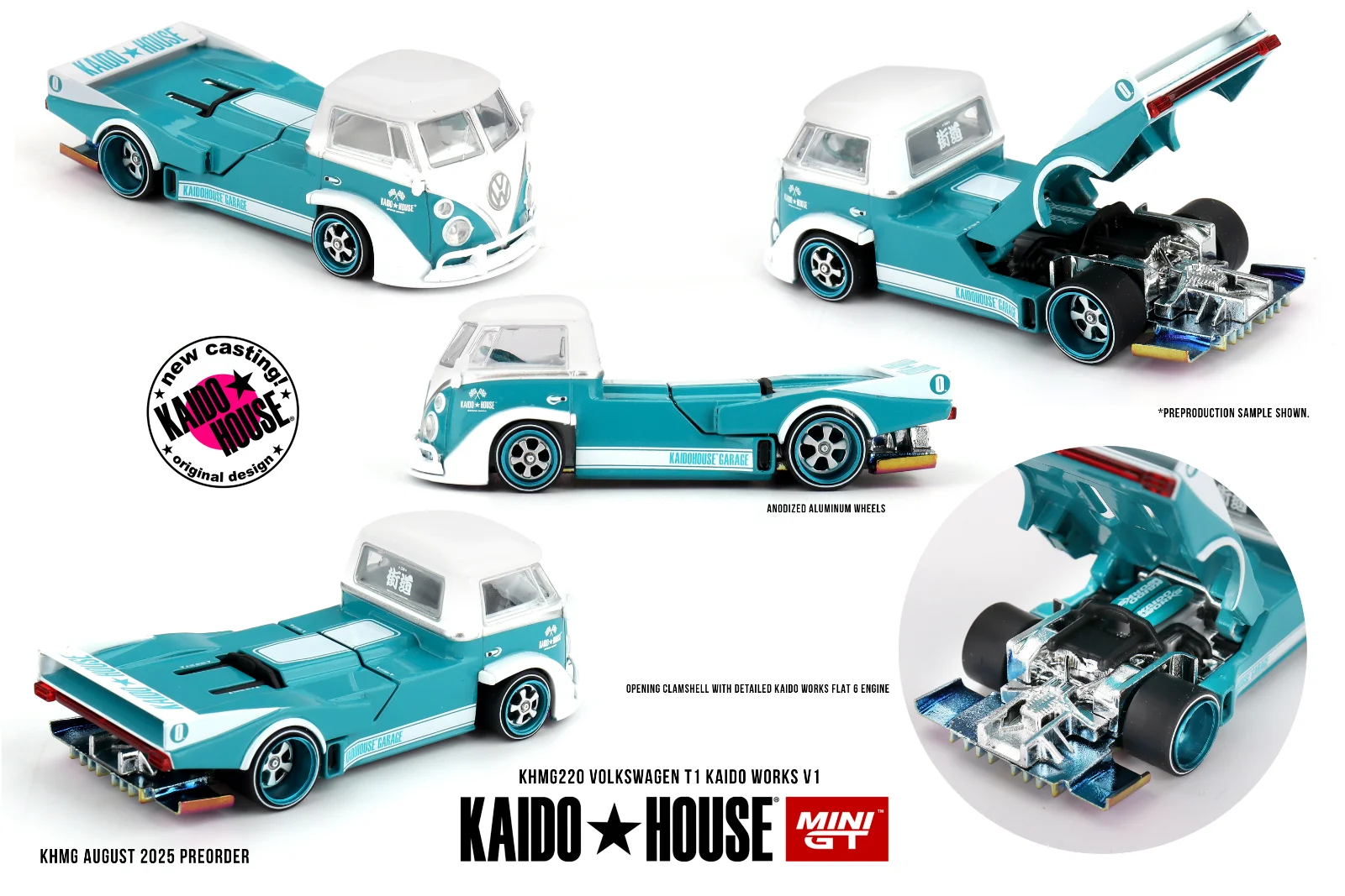Kaido House Volkswagen T1 Kaido Works V1 1/64 Scale Diecast Model