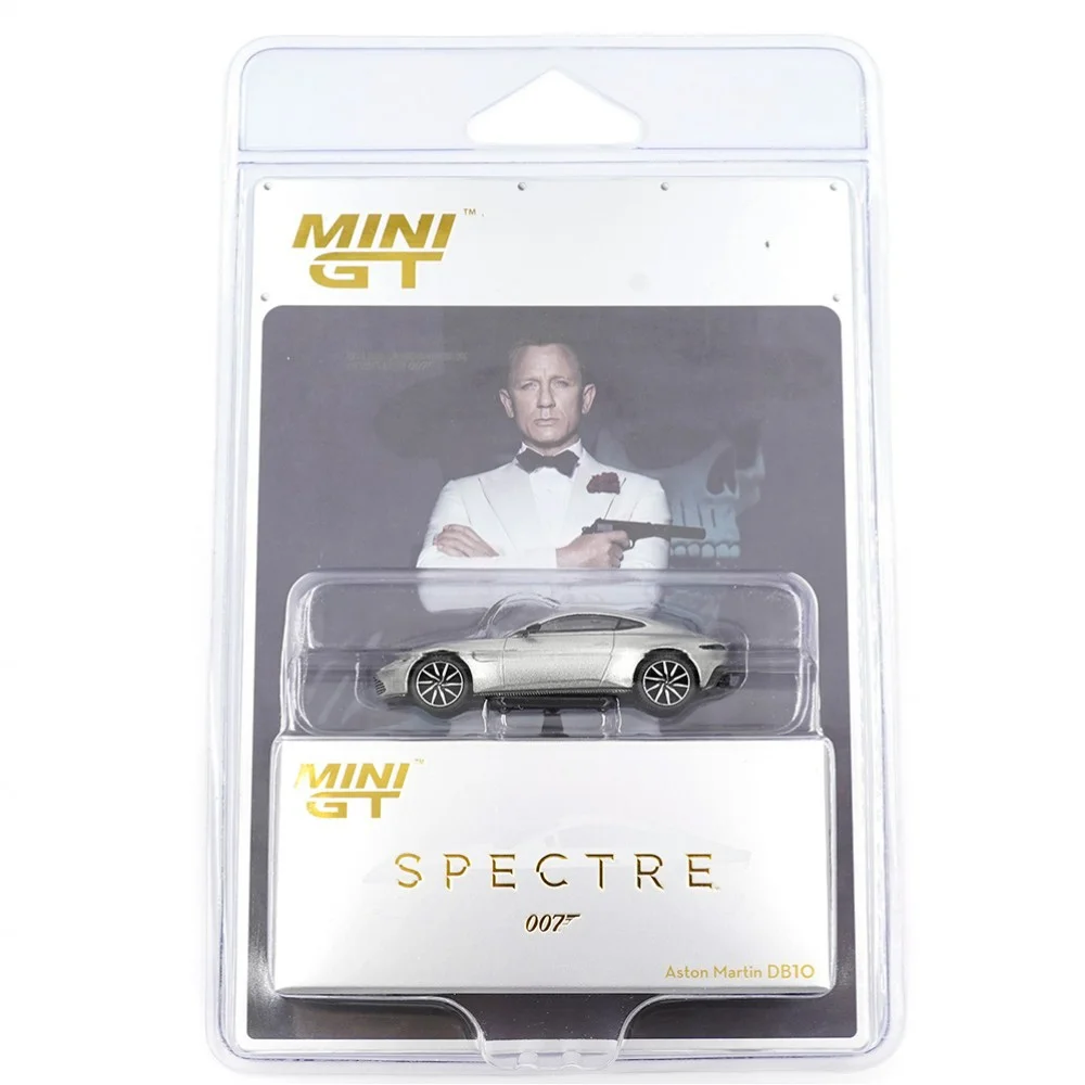 (BLISTER) Aston Martin DB10 “Spectre” - Mini GT 1/64 Scale Diecast Model