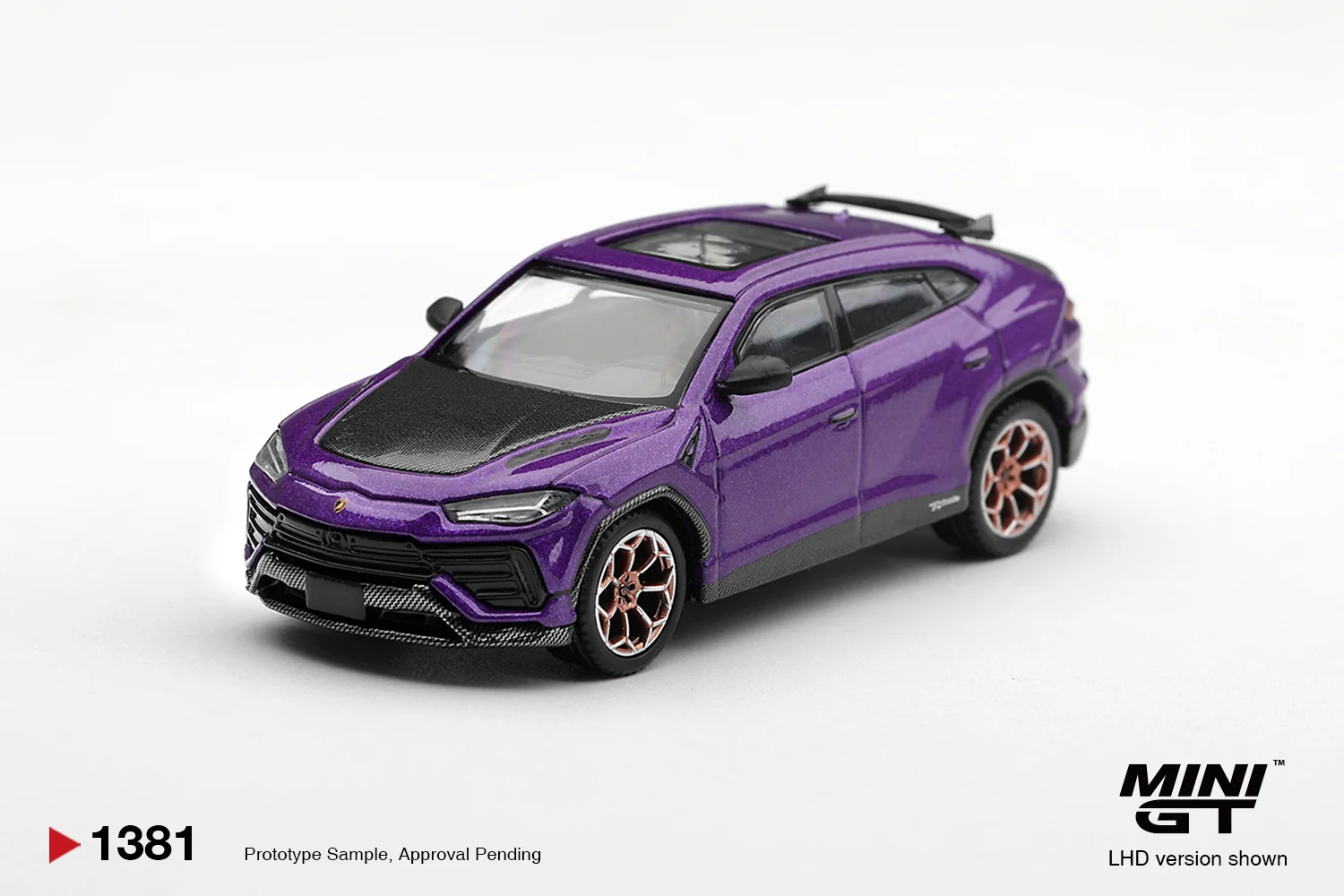 Mini GT Lamborghini Urus Performante - Viola Pasifae 1/64 Scale Diecast Model