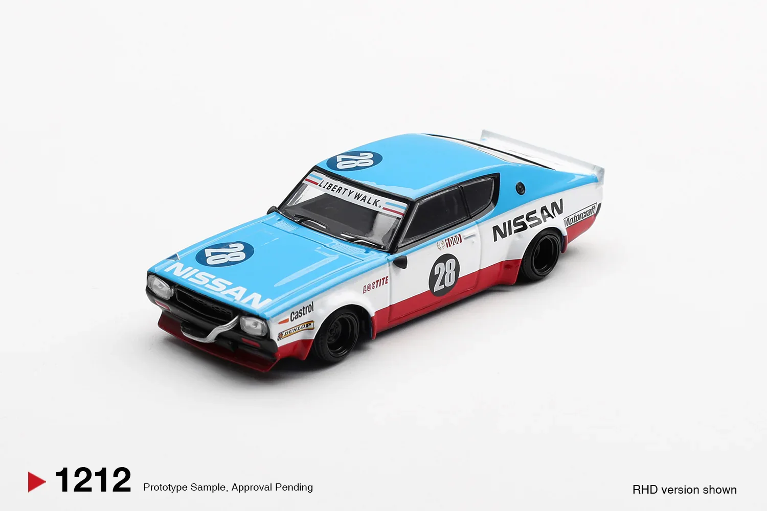 Mini GT Nissan Skyline Kenmeri Liberty Walk '75 1/64 Scale Diecast Model