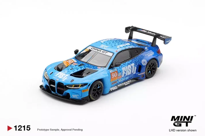 Mini GT BMW M4 GT3 EVO \#90 FIST-Team AAI 2025 1/64 Scale Diecast Model