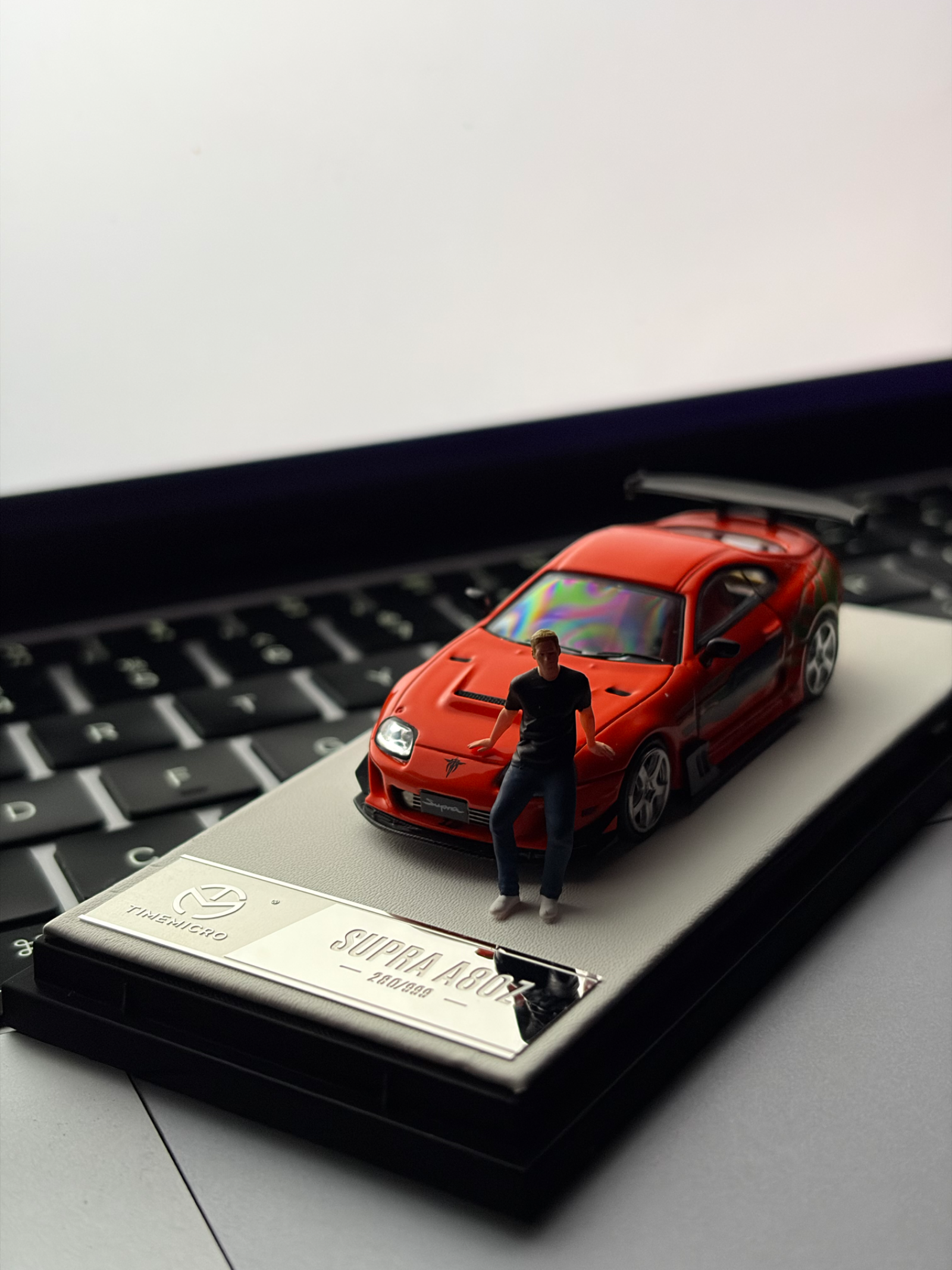 TIMEMICRO Time Micro Fast and Furious Toyota Supra A80Z (Paul Walker Figure Included) 1/64 Scale Diecast Model