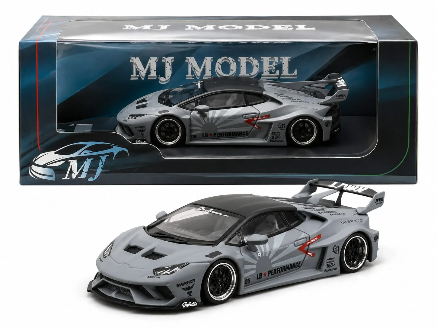 MJ Model Lamborghini Huracán LB-Performance 1/64 Scale Diecast Model