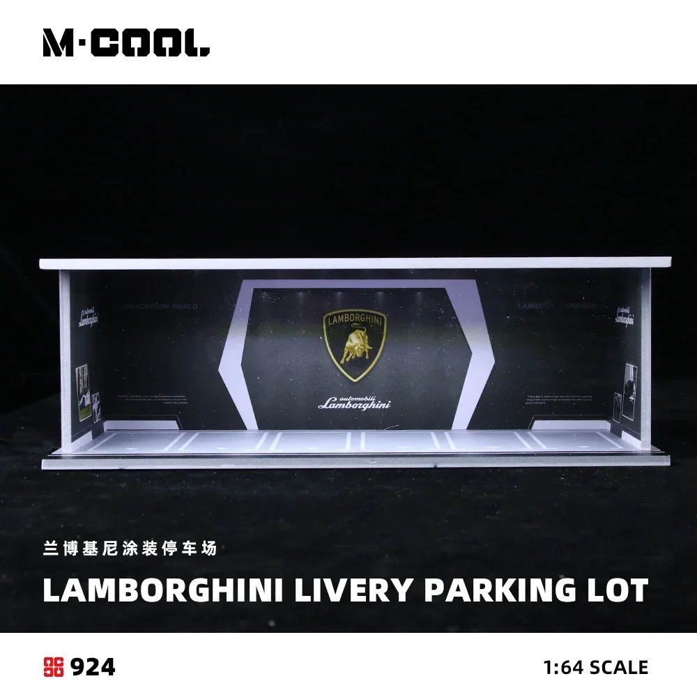 Accessories Lamborghini Showroom Garage Diorama 1/64 Scale Diecast Model