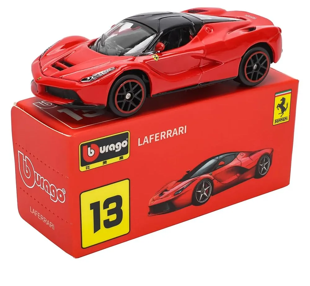  Bburago Ferrari LaFerrari Red - Bburago 1/64 Scale Diecast Model